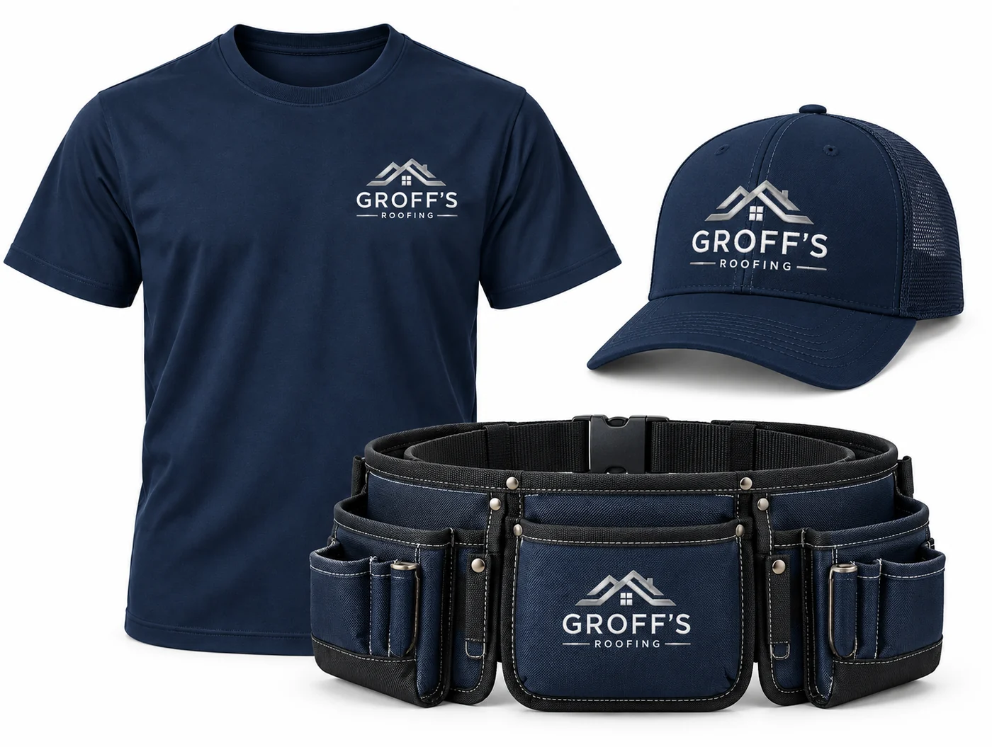 Groff's Roofing apparel
